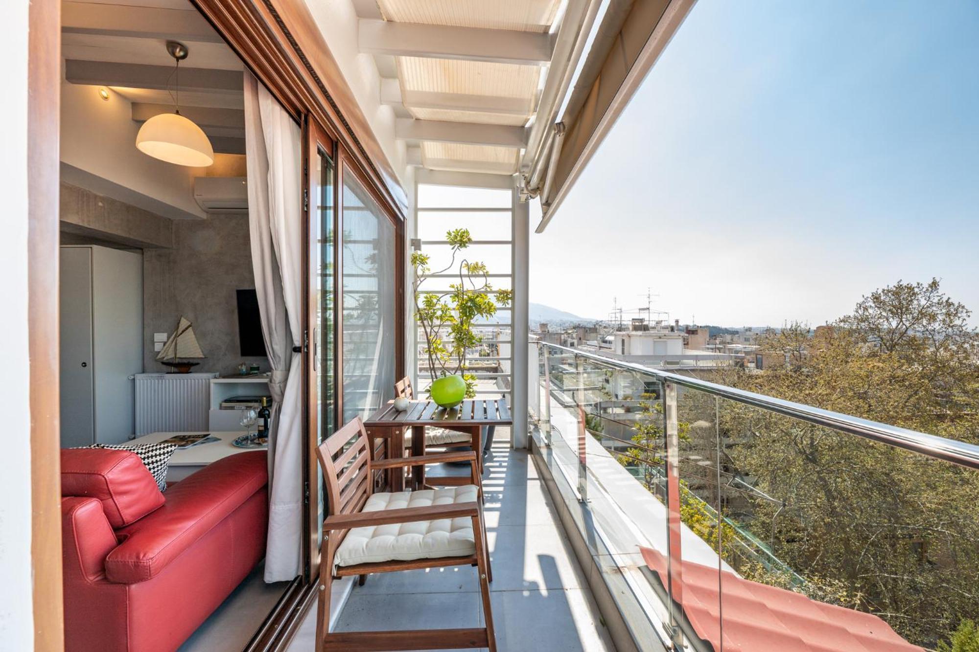 Top Kolonaki Studio+Terrace Stunning Acropolis Views Atina Dış mekan fotoğraf